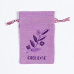 Σαπουνοθήκη (10τμχ) GREECE (9cm x 14cm) λιλά SilkFashion