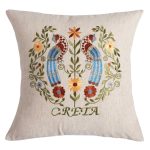 ΜΑΞΙΛΑΡΟΘΗΚΗ (45cm x 45cm) λινά παραδοσιακά2 SilkFashion