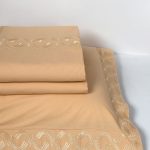 σεντόνια βαμβακερά ( 230cm x 250cm 2x 50cm x 70cm) M110 χρυσό SilkFashion