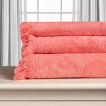 Βαμβακερή ζακάρ πετσέτα ALICIA 520gsm (50cm x 100cm) magenta SilkFashion