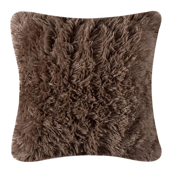 ΜΑΞΙΛΑΡΟΘΗΚΗ LONG HAIR (45cm x 45cm) LIGHT BROWN SilkFashion