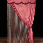 Κουρτίνα maria (150cm x 280cm) με τούνελ ροδί SilkFashion