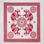 Pestemal διπλό (220cm x 240cm) 1κόκκινο SilkFashion