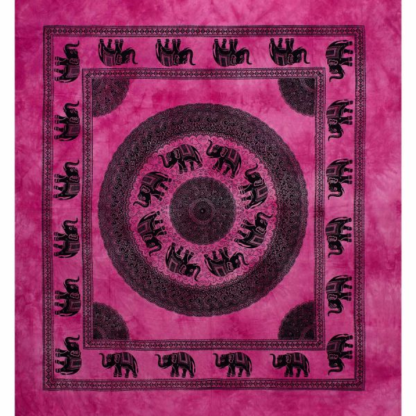 Pestemal διπλό (220cm x 240cm) 17 φούξια SilkFashion