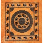 Pestemal διπλό (220cm x 240cm) 19 πορτοκαλί SilkFashion