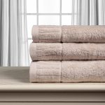 Βαμβακερή πετσέτα ΜΕΛΩΔΙΑ 600gsm (50cm x 100cm) beige SilkFashion