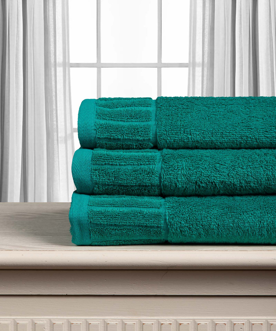 melodiagreen1-1 Βαμβακερή πετσέτα ΜΕΛΩΔΙΑ 600gsm (50cm x 100cm) green SilkFashion - Image 1