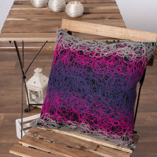 ΜΑΞΙΛΑΡΟΘΗΚΗ mk12 (45cm x 45cm) φούξια SilkFashion