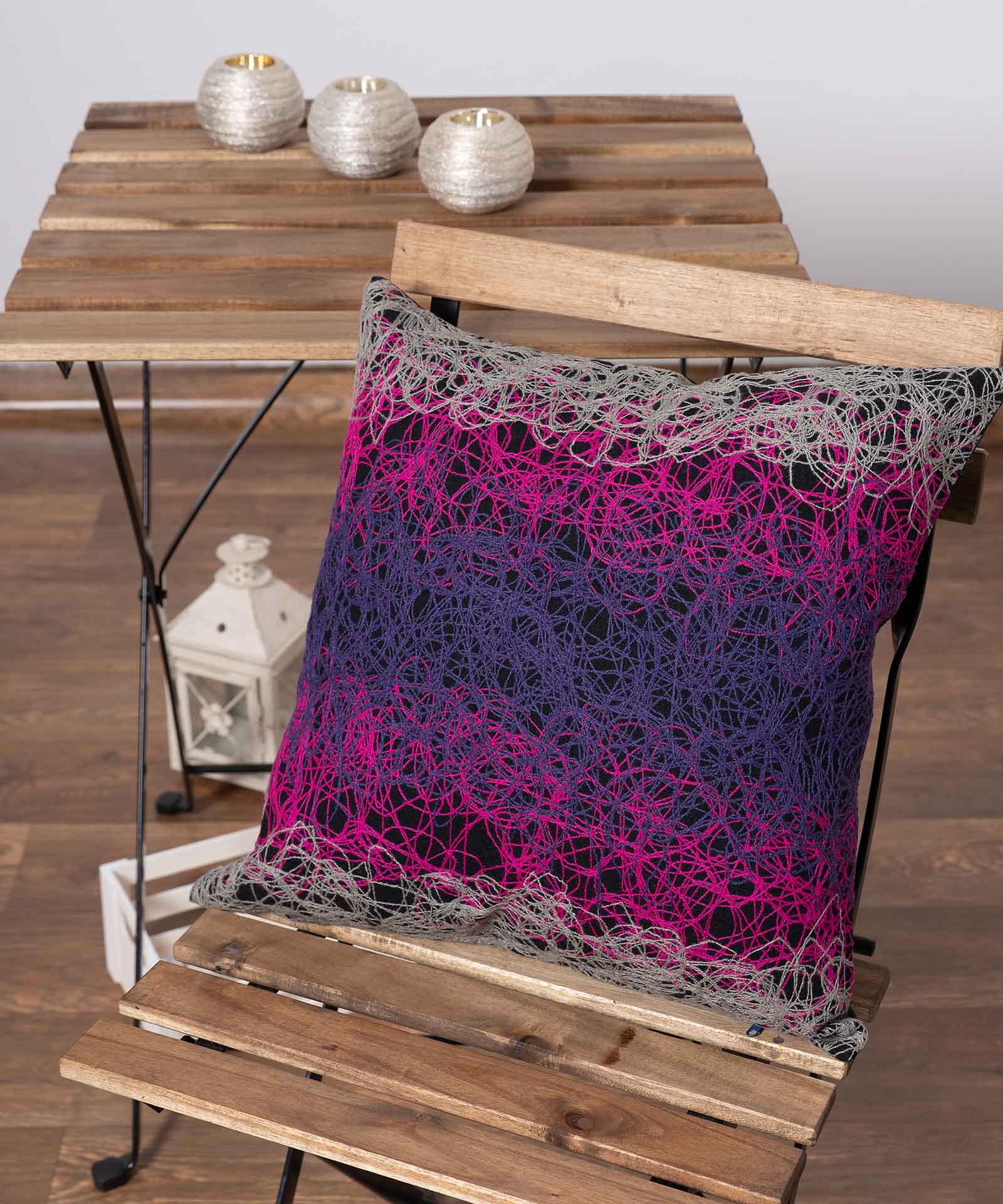 mk12fuxia ΜΑΞΙΛΑΡΟΘΗΚΗ mk12 (45cm x 45cm) φούξια SilkFashion - Image 1