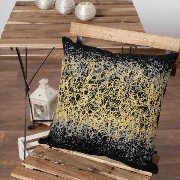 ΜΑΞΙΛΑΡΟΘΗΚΗ mk12 (45cm x 45cm) κίτρινο SilkFashion