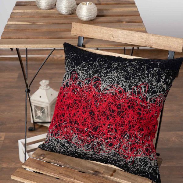 ΜΑΞΙΛΑΡΟΘΗΚΗ mk12 (45cm x 45cm) κόκκινο SilkFashion