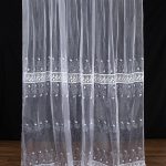 Κουρτίνα MK15 (280cm x 300cm) με τρέσα λευκή SilkFashion
