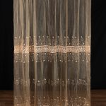 Κουρτίνα MK15 (280cm x 300cm) με τρέσα χρυσή SilkFashion