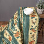 τραπεζομάντηλα (140cm x 180cm) mod4 πράσινο SilkFashion