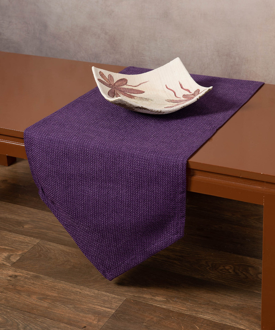 mov99252 Τραβέρσα 9925 (45cm x 170cm) μώβ SilkFashion - Image 1