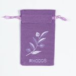 Σαπουνοθήκη (10τμχ) ΡΟΔΟΣ (9cm x 14cm) Μωβ SilkFashion