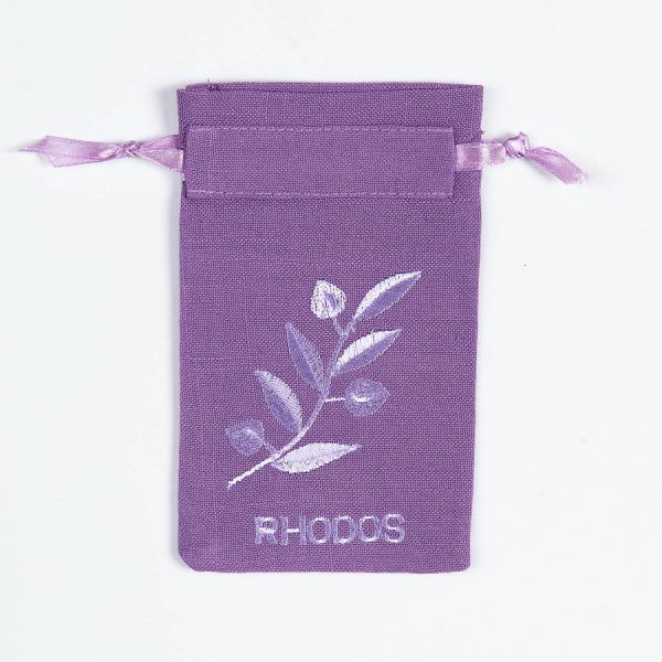 Σαπουνοθήκη (10τμχ) ΡΟΔΟΣ (9cm x 14cm) Μωβ SilkFashion