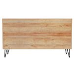 ΜΠΟΥΦΕΣ CABRON HM8874.11 ΜΕΛΑΜΙΝΗ ΣΕ ΦΥΣΙΚΟ-ΑΝΘΡΑΚΙ-ΜΑΥΡΑ ΜΕΤΑΛ.ΠΟΔΙΑ 142X40X83Υεκ. - Image 6