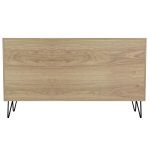 ΜΠΟΥΦΕΣ CABRON HM8874.12 ΜΕΛΑΜΙΝΗ ΣΕ SONAMA-ΜΑΥΡΟ ΜΑΡΜΑΡΟ-ΜΑΥΡΑ ΜΕΤΑΛ.ΠΟΔΙΑ 142X40X83Υεκ - Image 6