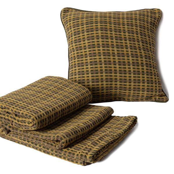 ΡΙΧΤΑΡΙΑ multisquare (240cm x 260cm) πράσινο SilkFashion