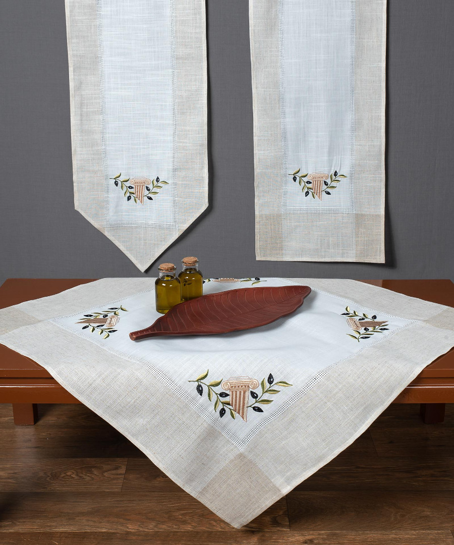 n3ivory-6 Τραπεζομάντηλο N3 (100cm x 160cm) ivory SilkFashion - Image 1