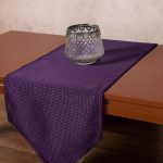 Τραβέρσα NELLY (40cm x 150cm) μώβ SilkFashion