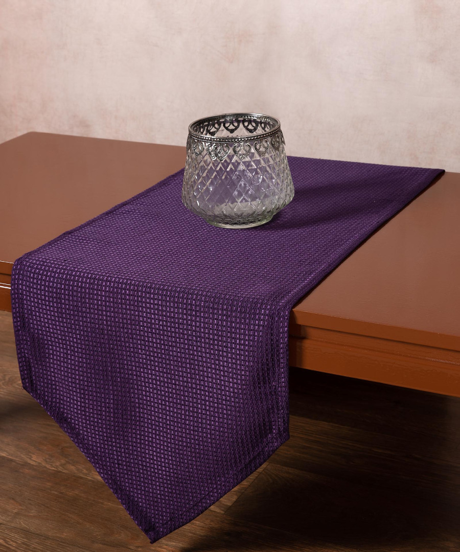 nellymov Τραβέρσα NELLY (40cm x 150cm) μώβ SilkFashion - Image 1