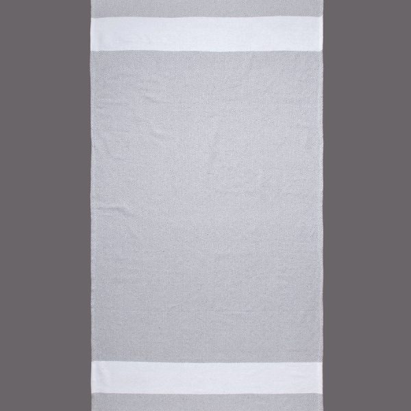 Pestemal nkp12 (90cm x 180cm) ανοιχτό γκρί SilkFashion