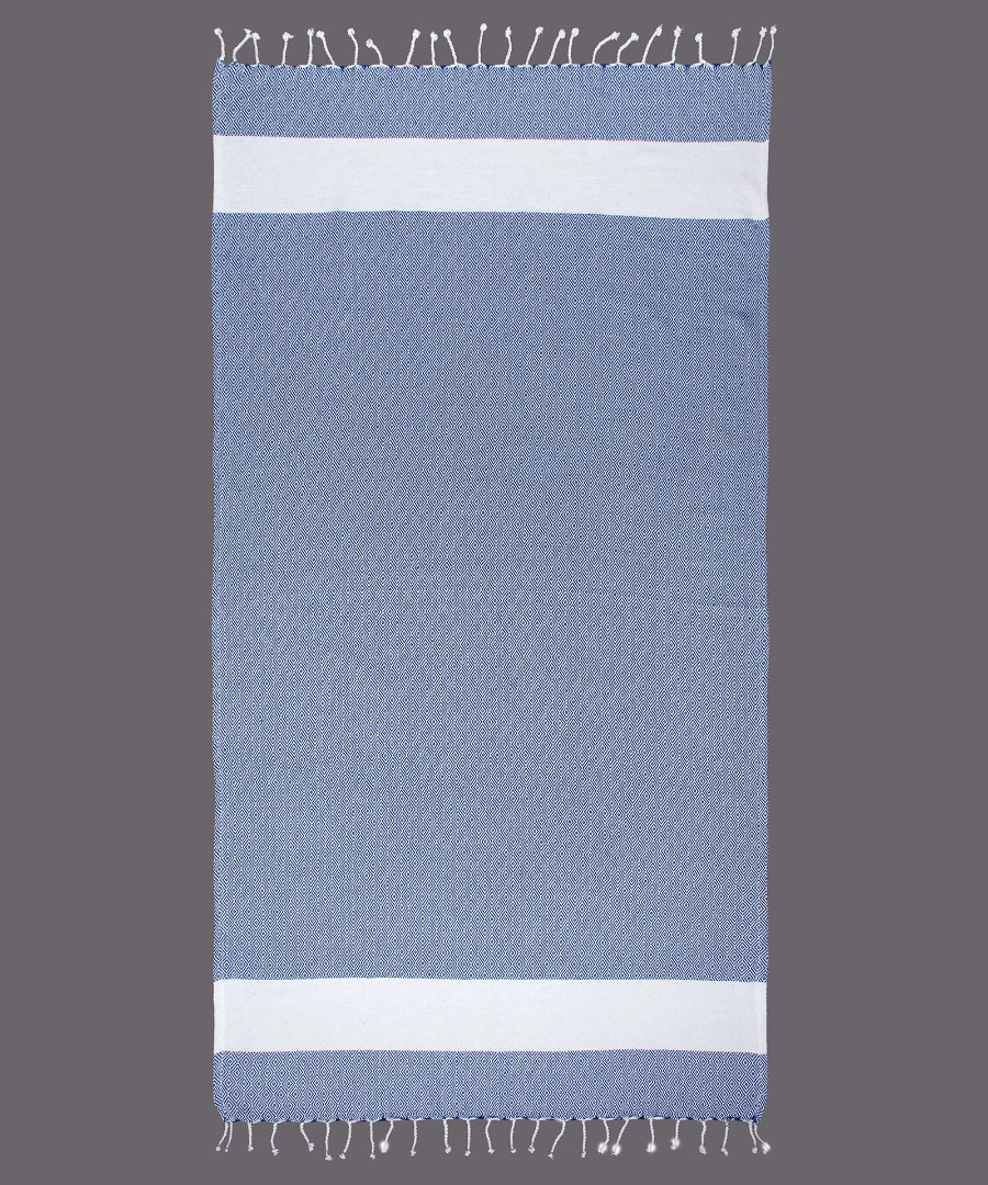 nkp12royalblue Pestemal nkp12 (90cm x 180cm) μπλέ ροαγιάλ SilkFashion - Image 1