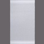 Pestemal nkp264 (90cm x 180cm) ανοιχτό γκρί SilkFashion