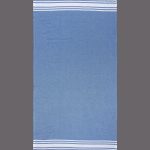 Pestemal nkp264 (90cm x 180cm) μπλέ ροαγιάλ SilkFashion