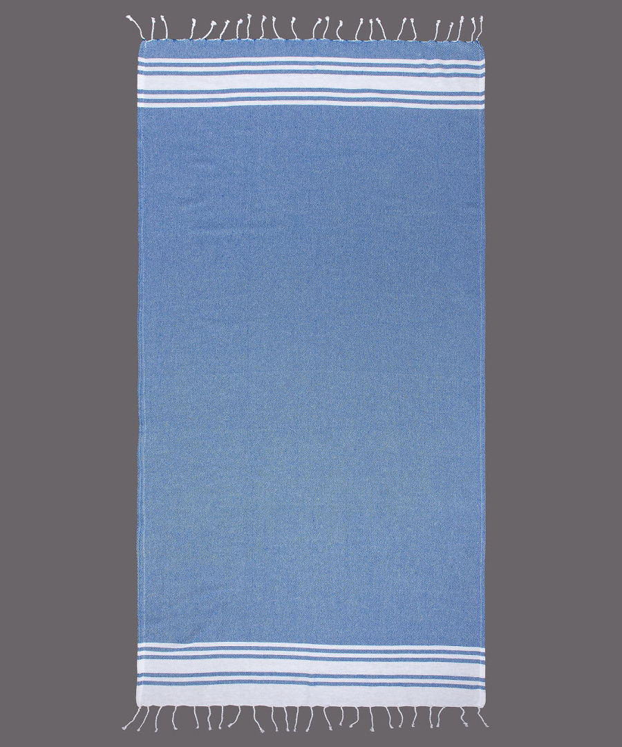 nkp264royalblue Pestemal nkp264 (90cm x 180cm) μπλέ ροαγιάλ SilkFashion - Image 1