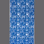 Pestemal nkp540 (90cm x 180cm) μπλέ ροαγιάλ SilkFashion