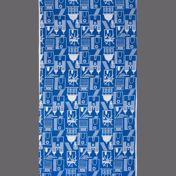 Pestemal nkp540 (90cm x 180cm) μπλέ ροαγιάλ SilkFashion