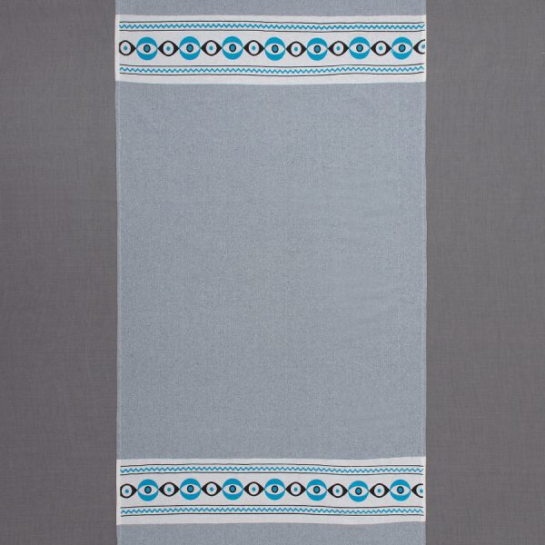 Pestemal nkp707 (90cm x 180cm) γκρί SilkFashion