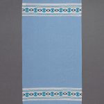 Pestemal με πετσέτα nkp707 (90cm x 180cm) σιέλ SilkFashion