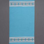 Pestemal με πετσέτα nkp707 (90cm x 180cm) τυρκουάζ SilkFashion