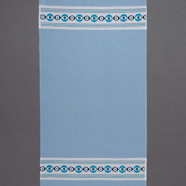 Pestemal nkp707 (90cm x 180cm) σιέλ SilkFashion