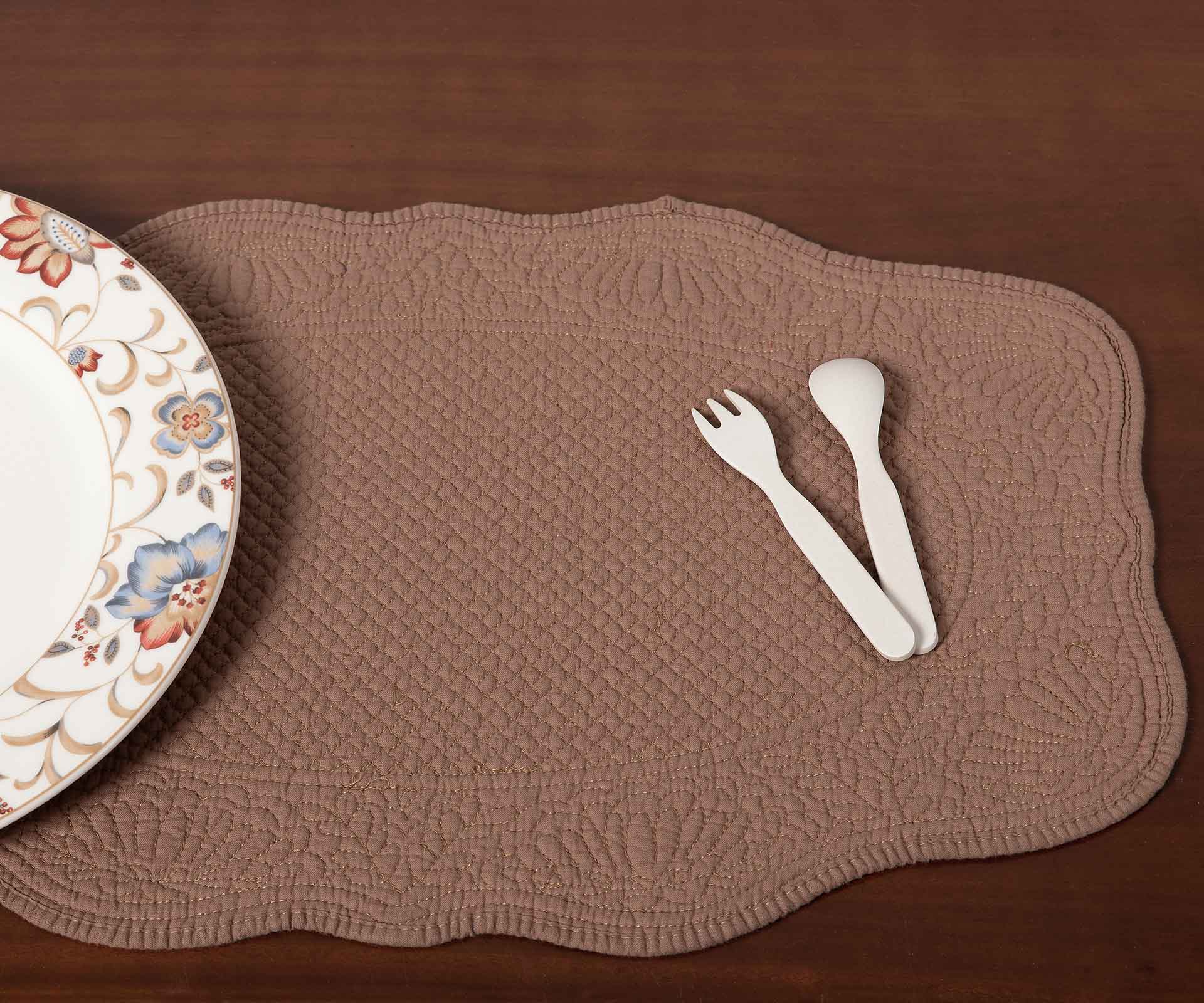 nx0115kafe-1 Τραβέρσα (55cm x 150cm) nx0115 καφέ SilkFashion - Image 1