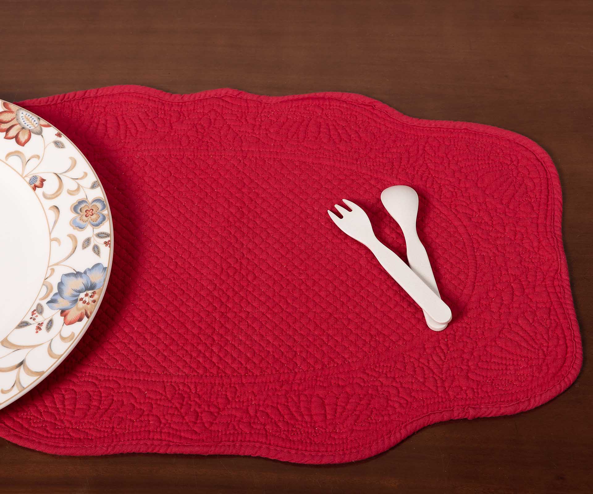 nx0115kokkino-2 Σουπλά ( 33cmx 55cm) nx0115 κόκκινο SilkFashion - Image 1