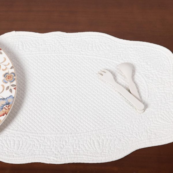 Τραβέρσα (55cm x 150cm) nx0115 λευκό SilkFashion