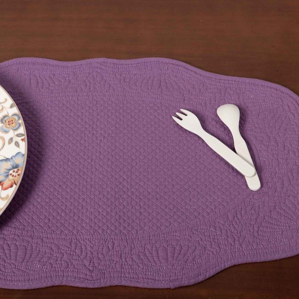 Τραβέρσα (55cm x 150cm) nx0115 μωβ SilkFashion