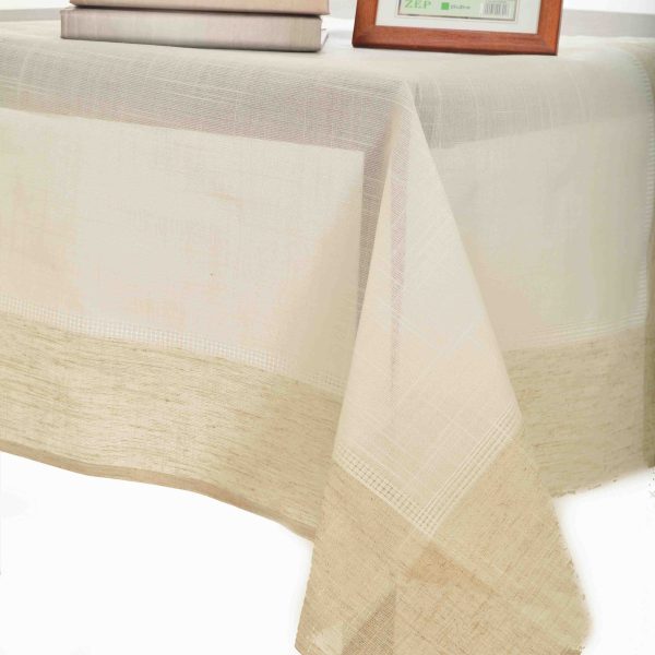 τραπεζομάντηλα nx031 (160cm x 220cm) άμμου SilkFashion