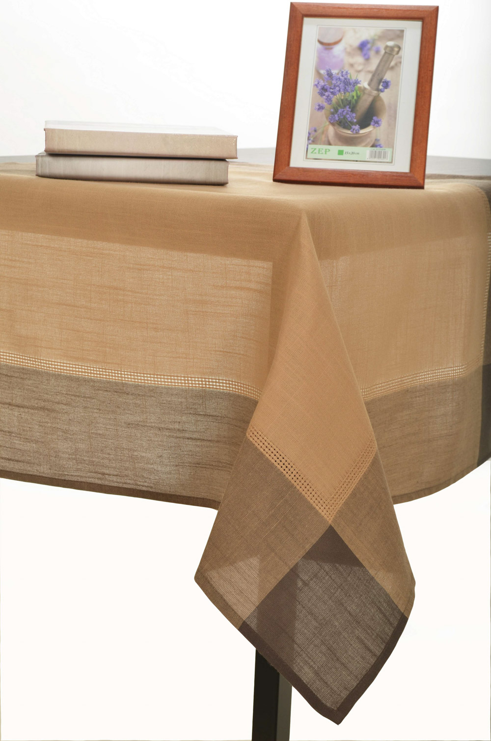 nx031camel-8 τραπεζομάντηλα nx031 (160cm x 350cm) κάμελ SilkFashion - Image 1