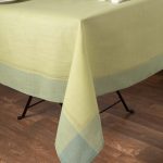 τραπεζομάντηλα nx031 (160cm x 250cm) πράσινο λινό SilkFashion