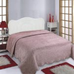 Κουβέρτα βελούδο με sherpa NX2211 (240cm x 260cm) syklamen SilkFashion