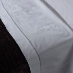 ΧΕΙΡΟΠΟΙΗΤΟ ΣΕΝΤΟΝΙ ΜΕ ΑΖΟΥΡ ΝΧ46  (180CM X 250CM) ΛΕΥΚΟ SilkFashion