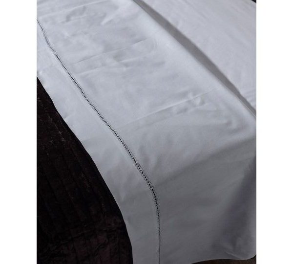 ΧΕΙΡΟΠΟΙΗΤΟ ΣΕΝΤΟΝΙ ΜΕ ΑΖΟΥΡ ΝΧ46 ΤΡΙΩΝ ΤΕΜΑΧΙΩΝ (225CM X 250CM) λευκό SilkFashion