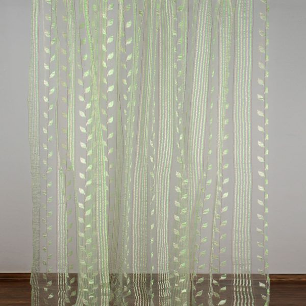 Κουρτίνα nx6105 (280cm x 300cm) με τρέσα λαχανί SilkFashion