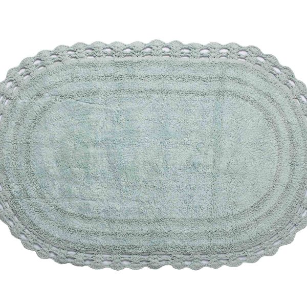ΠΑΤΑΚΙ oval (60cm x 100cm) mint SilkFashion